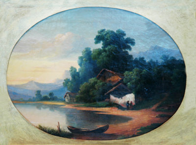 Невідомий художник. Голандія Пейзаж з озером. ХVII ст.