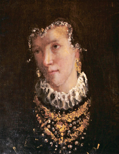 Оффсердет Е. Портрет жінки в іспанському костюмі