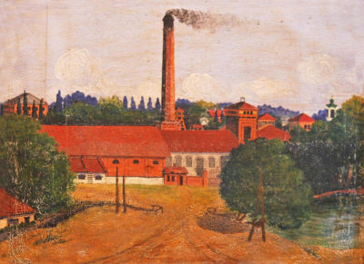 Лєухін С.Г. 1908 – 1961 Вид цукрового заводу в с. Пархомівка. 1930