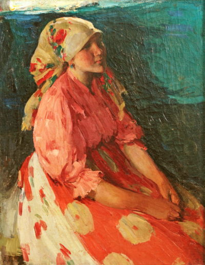 Архіпов А. Ю. 1862 - 1930 Дівчина у рожевому. 1910